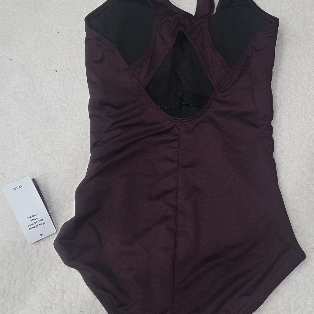 Trendy Chic Baleaf Women's Deep Purple One-Piece Swimsuit Size Small - Picture 4 of 6